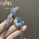 Chinese Tassel Gradient Jade Hairpin Hanfu Accessories Dragon Pattern