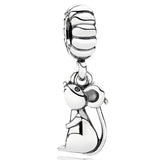 Chinese Zodiac Dog Snake Rat Mouse Rabbit Pendant Beads Charm