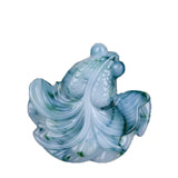 Chinese Xinjiang Colorful Jade Goldfish Pendant Necklace