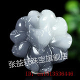 Chinese Yellow Jade Nine-tailed Fox Pendant Necklace Charm Jadeite Jewelry