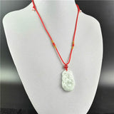 Chinese Zodiac Jade Pendant Necklace Charm Lucky Amulet