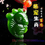 Chinese Zodiac Jade Pendant Necklace Natural Jewelry Men Women Carved
