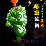 Chinese Zodiac Jade Pendant Necklace Natural Jewelry Men Women Carved