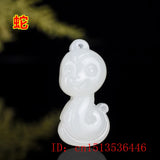 Chinese Zodiac Jade Pendant Amulet Charm Jewelry Natural Jadeite