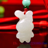 Chinese Zodiac Jade Pendant Charm Necklace