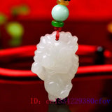 Chinese Zodiac Jade Pendant Charm Necklace