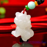 Chinese Zodiac Jade Pendant Charm Necklace