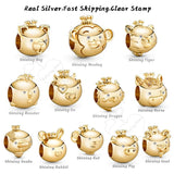 Chinese Zodiac Rabbit Bead for Bracelets DIY Jewelry