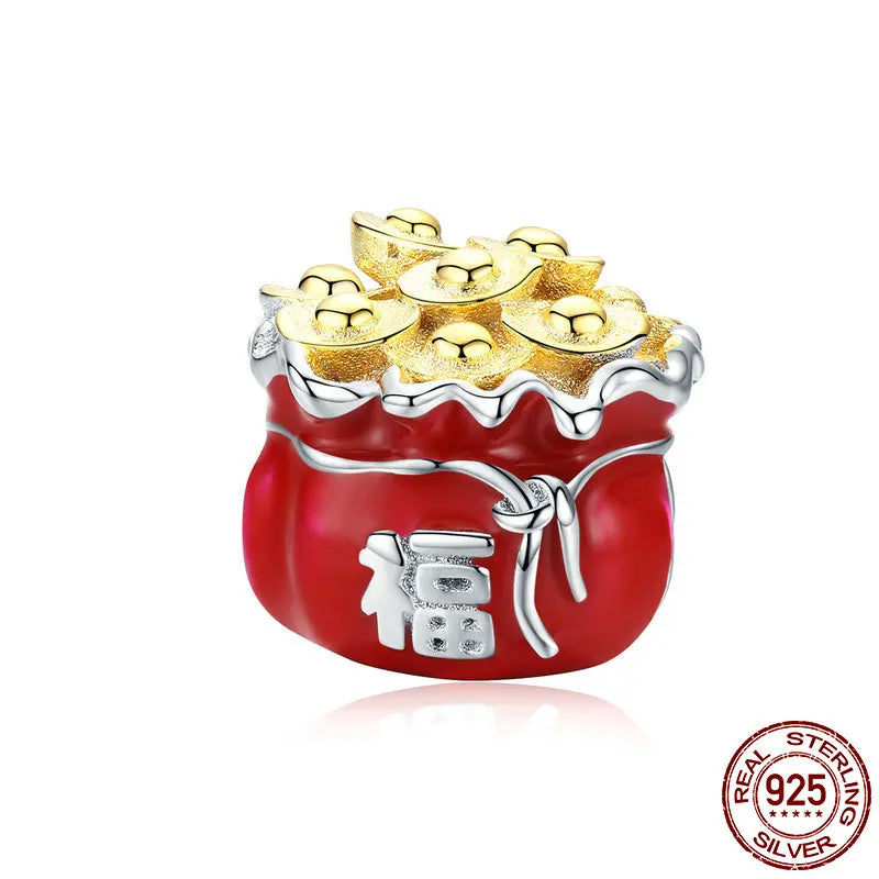 925 Sterling Silver Beads for Charm Bangle & Necklace DIY