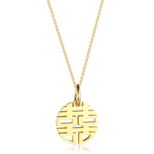 Chinese Style Necklace Women's Stainless Steel Clavicle Chain