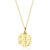Chinese Style Necklace Women's Stainless Steel Clavicle Chain