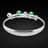 Chinese 925 Sterling Silver Baby Pop Jewelry Bracelet with Bells Pendant