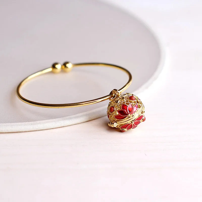 Chinese-Style Aromashow Bracelet Retro Palace-Open Adjustable Bracelet