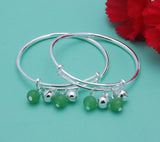 925 Silver Children's Bracelet with Bells Pendant