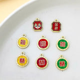 Chinese Festive National Wind Auspicious Character Pendant DIY Material
