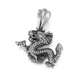 Chinese Zodiac Dragon Pendant Stainless Steel Men's Punk Dragon