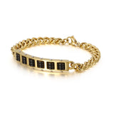 Chinese Lucky Stainless Steel Abacus Bracelet for Men and Women