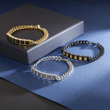 Chinese Lucky Stainless Steel Abacus Bracelet for Men and Women