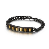 Chinese Lucky Stainless Steel Abacus Bracelet for Men and Women