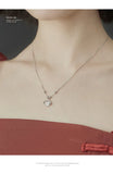 Chinese Necklace Sterling Silver Vintage Clavicle Chain Lucky Pendant