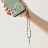 Chinese Lapis Lazuli Crystal Phone Hanging Chain
