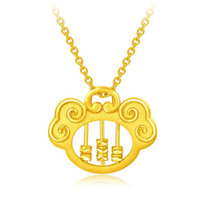 Chinese Retro Abacus Pendant Necklace Antique Craft Charm Women's Jewelry