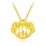 Chinese Retro Abacus Pendant Necklace Antique Craft Charm Women's Jewelry