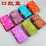 Chinese Wind Brocade Lipstick Beijing Souvenir Boxes 3pc/lot
