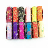 Chinese Wind Brocade Embroidery Lipstick Box Beijing Souvenirs 4pc/lot