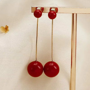 Vintage Stud Earrings Chinese Wind Tassel Pendant Women's Earrin