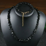 Amethyst Stone Necklace Bracelet Set for Women