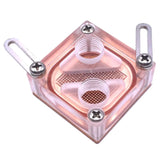Acrylic Transparent Chipset Waterblock for Computer CPU Block