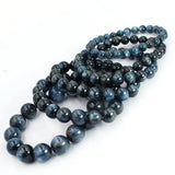 Natural Gems Stone Adjustable Kyanite Bracelet 7.5inch