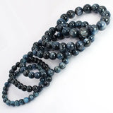 Natural Gems Stone Adjustable Kyanite Bracelet 7.5inch