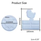 Christmas Chicken Silicone Mold for DIY Resin Casting