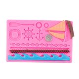 Sailing Theme Silicone Soap Mold Cake Decorating Tools