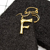Copper Choker Alphabet Pendants Big Initial A-Z Letter Pendant Necklace