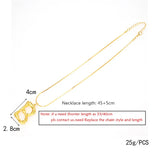 Copper Choker Alphabet Pendants Big Initial A-Z Letter Pendant Necklace