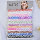 Choker Fish Wire Tattoo Necklace Elastic Retractable Goth Jewelry