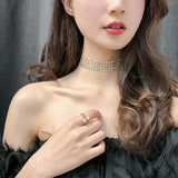 Heart Choker Necklace for Girls