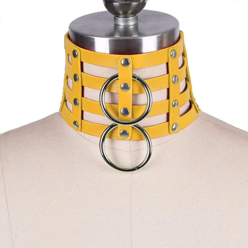 Choker Harness Sexy Necklace For Women Pu Leather Neck Chain Choker