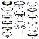 Choker Necklace Lace Velvet Strip For Woman Collar Party Jewelry