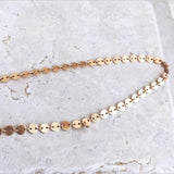 Silver Plated Chain Choker Necklace Fish Bone V Coin Plastic Pearl Women