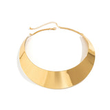 Choker Necklace Women Exaggerated Chunky Metal Wire Torques Collar Punk