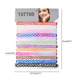 Elastic Choker Necklace Plastic Fishing Line Tattoo Necklaces