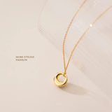 Choker Necklaces Women Solid 925 Silver Velvet Suede Short Collares Jewelry