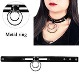 Punk Gothic Pendant Choker BDSM Harness Chain Necklace