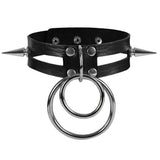 Punk Gothic Pendant Choker BDSM Harness Chain Necklace