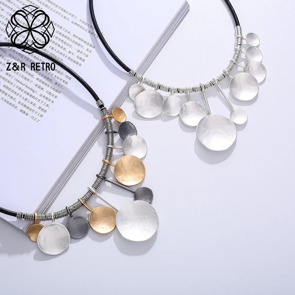 Silver Chokers Necklace for Women Costume Jewelry