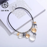 Silver Chokers Necklace for Women Costume Jewelry